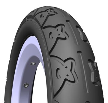 Picture of TIRE RUBENA 12 1/2 x 1.75 x 2 1/4, V62 TEDDY, black